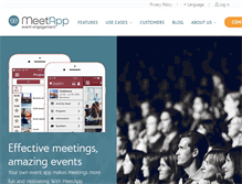 Tablet Screenshot of meetappevent.com